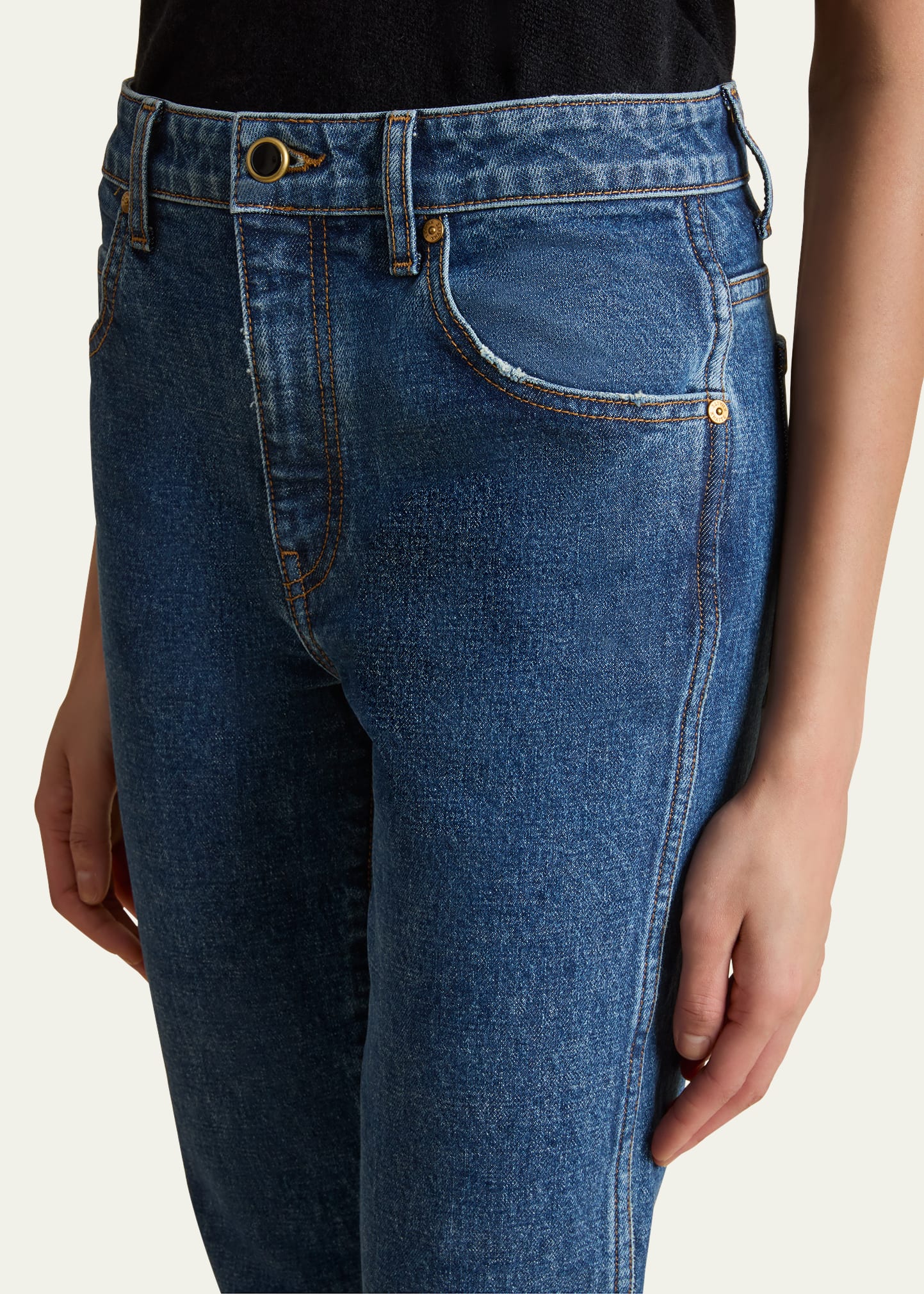 The Vivian Cropped Boot-Cut Jeans – Chic, Cropped, Confident - jnjjackets