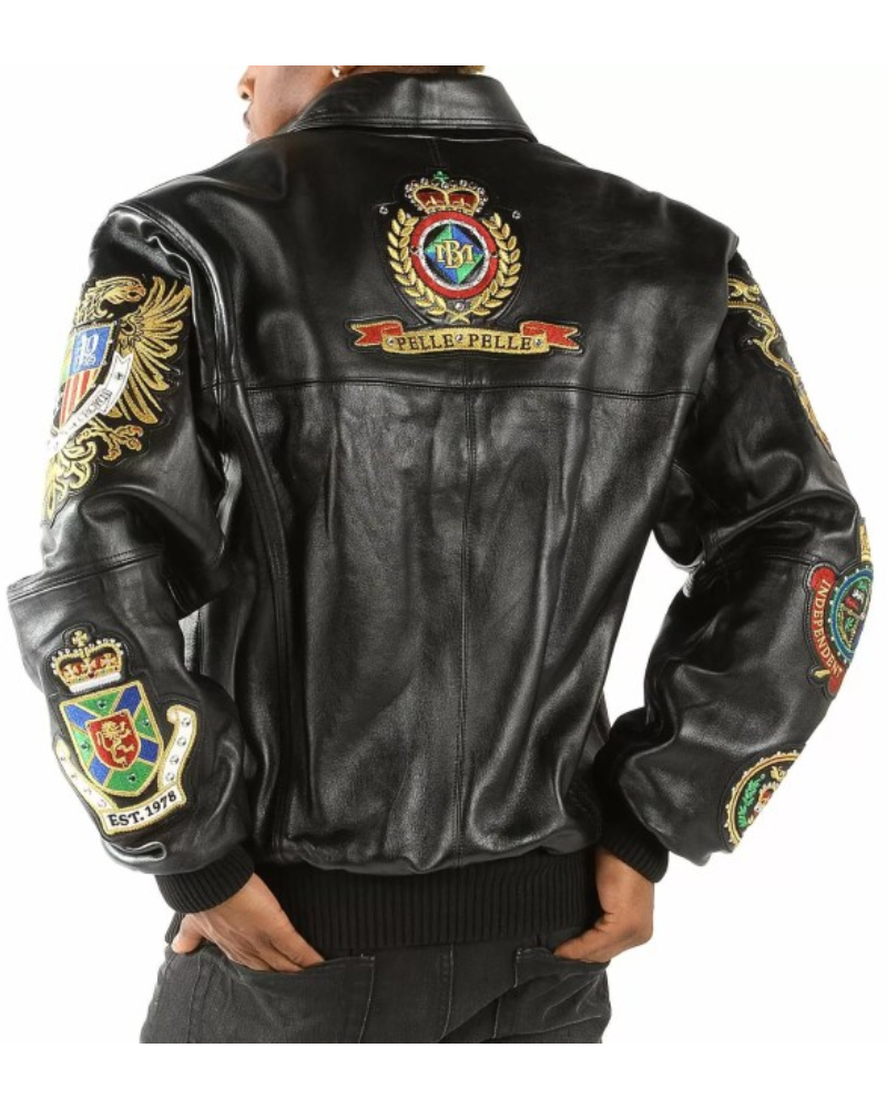 Black & Brown Pelle Pelle 1978 Leather Jacket