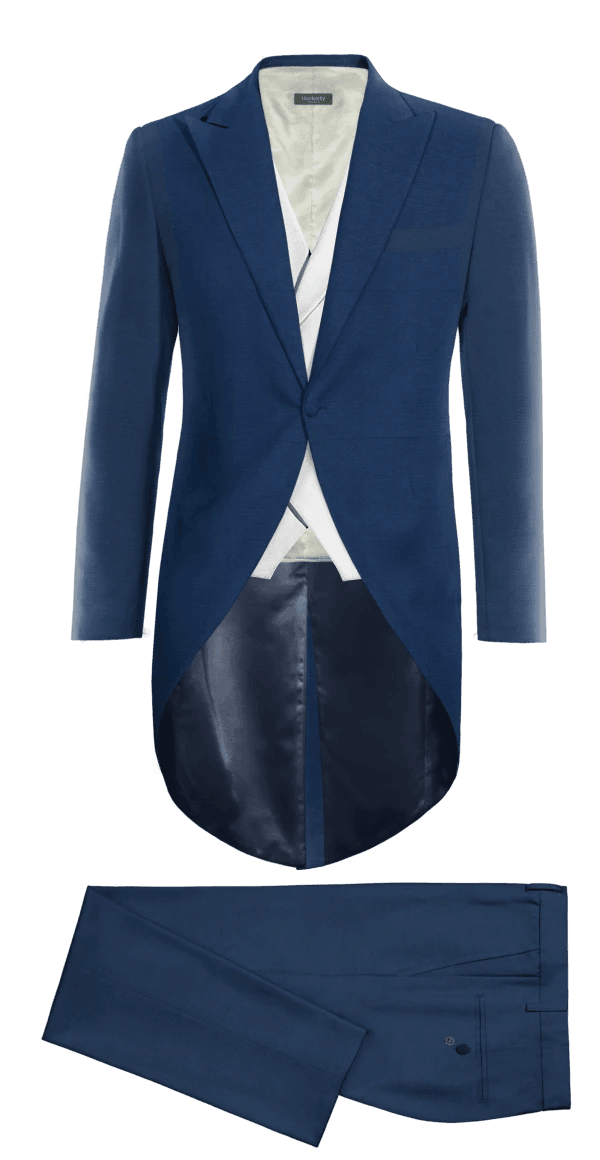 Blue Morning Coat - jnjjackets