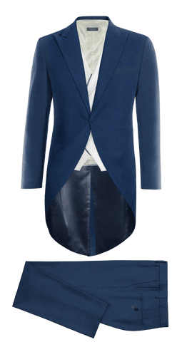 Blue Morning Coat - jnjjackets