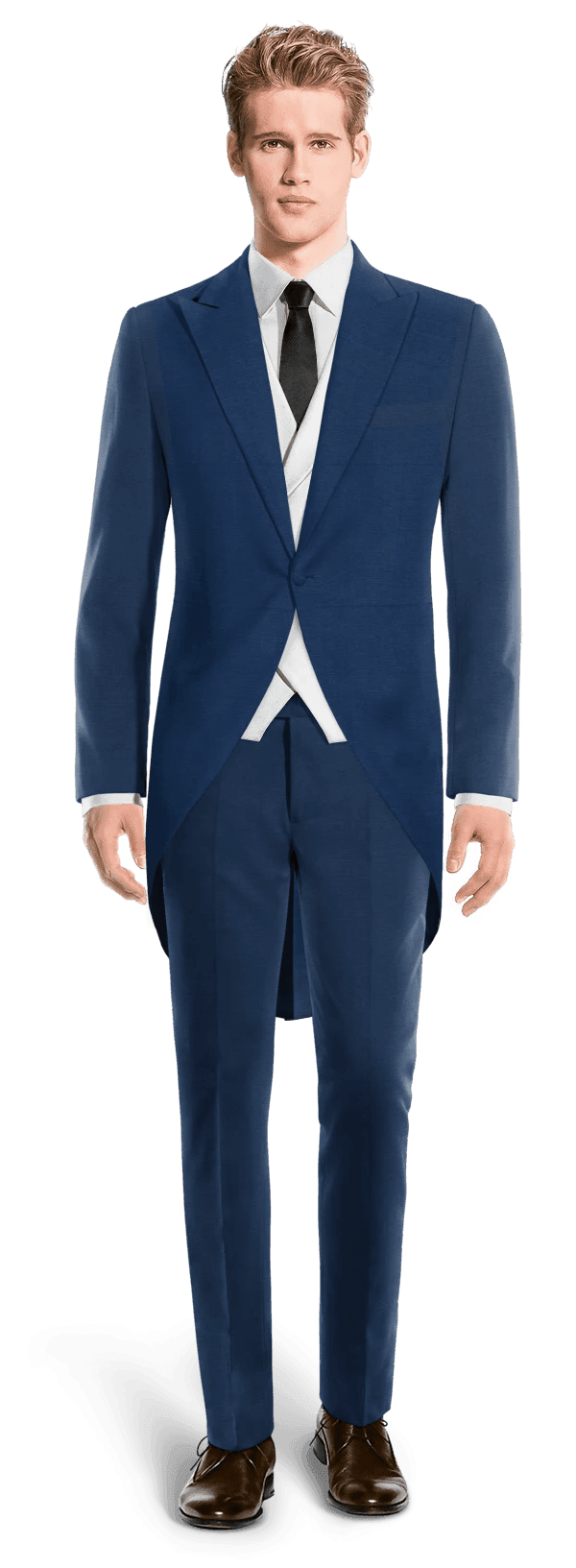 Blue Morning Coat - jnjjackets