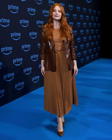 Bryce Dallas Howard Deep Cover Leather Blazer - jnjjackets