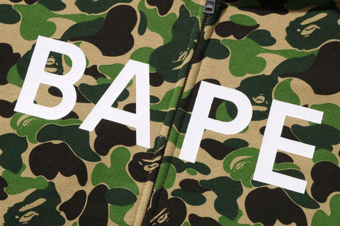 CAMO BAPE FULL ZIP HOODIE - jnjjackets