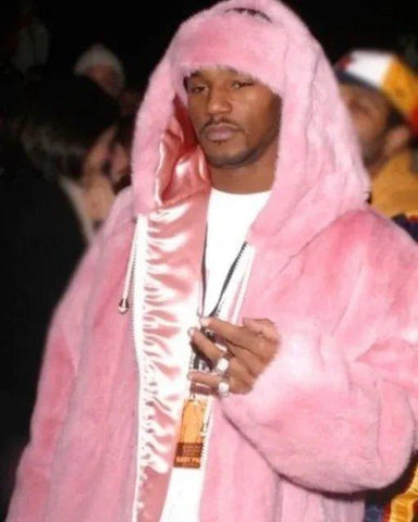 Cam’Ron – Killa Cam Pink Fur Jacket - jnjjackets