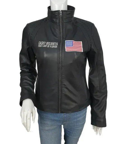 Casey Desantis Leather Jacket - jnjjackets