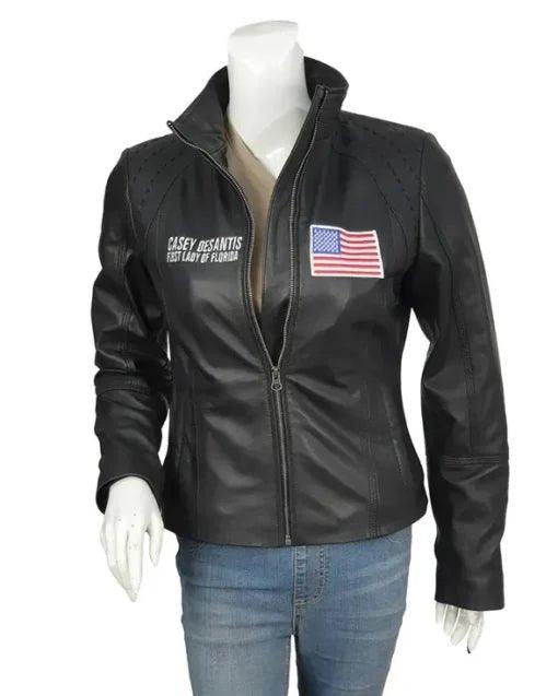 Casey Desantis Leather Jacket - jnjjackets