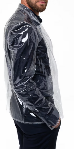 Transparent Rain Blazer - jnjjackets