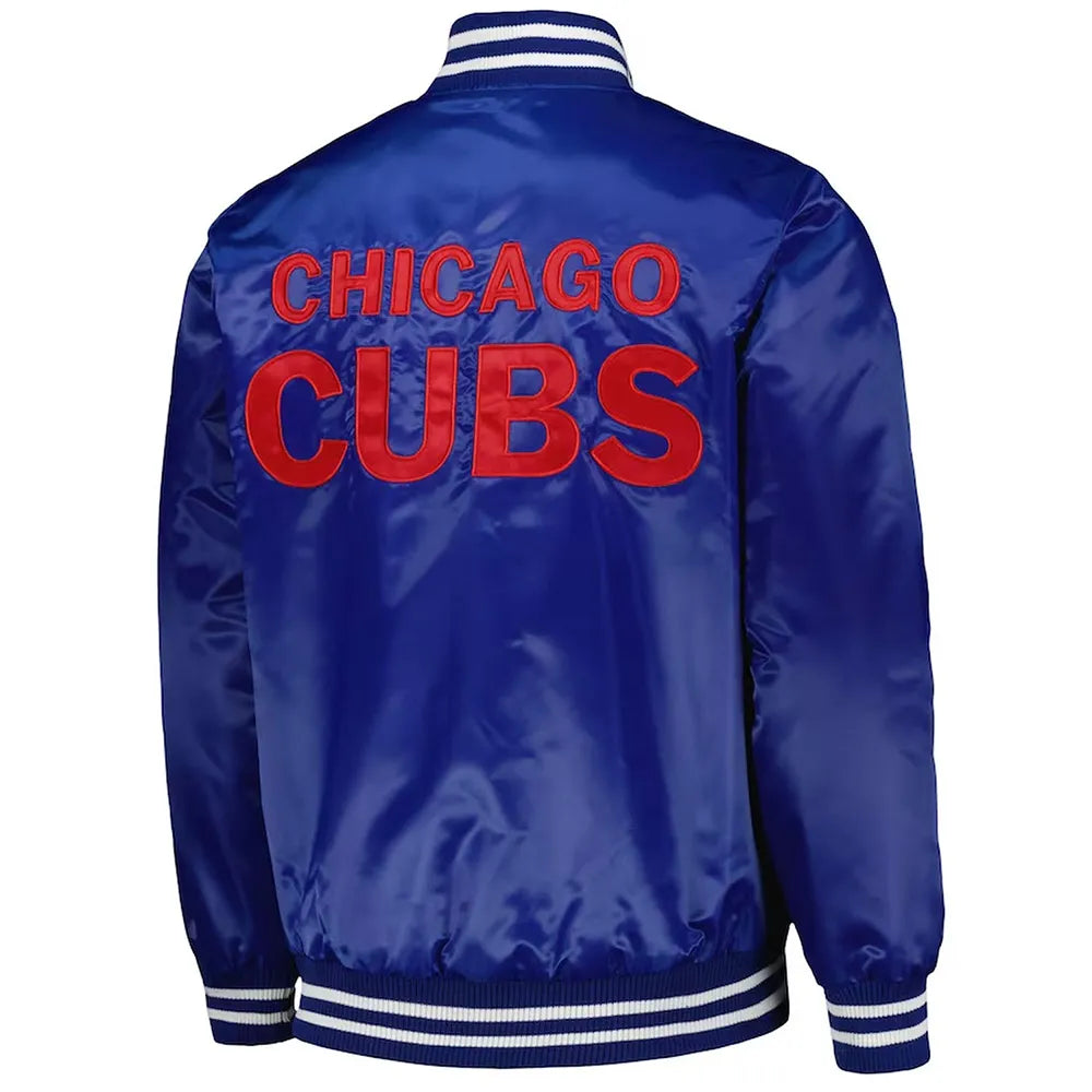 Chicago Cubs Patch Royal Jacket