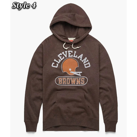 Cleveland Browns Helmet Retro Hoodie - JnJ Jackets