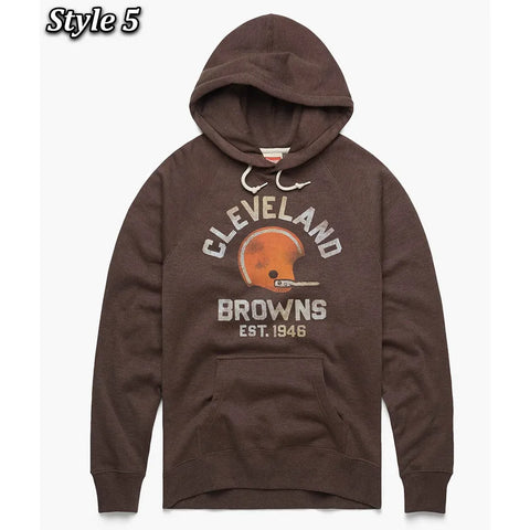 Cleveland Browns Helmet Retro Hoodie - JnJ Jackets