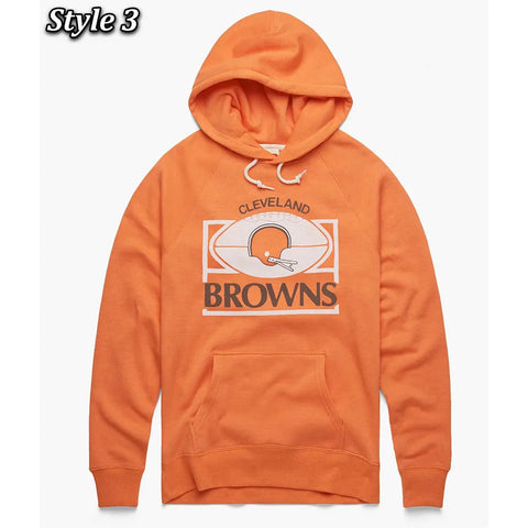 Cleveland Browns Helmet Retro Hoodie - JnJ Jackets