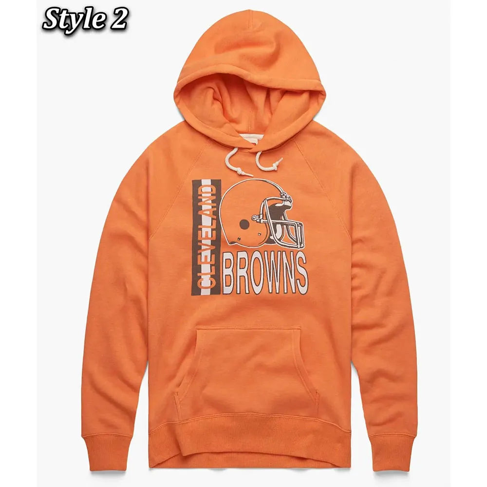 Cleveland Browns Helmet Retro Hoodie - JnJ Jackets