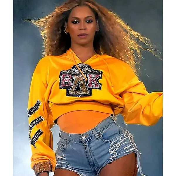 Coachella Beyonce Cropped Hoodie