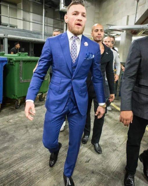 Conor McGregor Blue Suit - jnjjackets