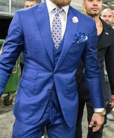 Conor McGregor Blue Suit - jnjjackets