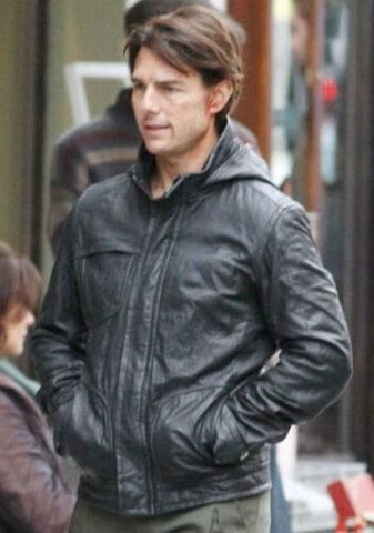 Mission Impossible Ghost Protocol Black Leather Jacket - jnjjackets