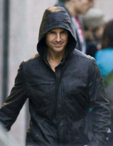 Mission Impossible Ghost Protocol Black Leather Jacket - jnjjackets