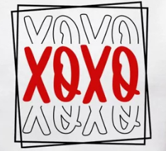 Xoxo - Valentine's Day SVG Design Sweatshirt