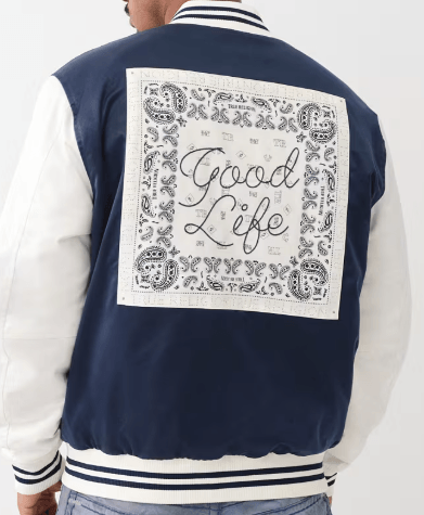 Good Life Varsity Bomber Jacket - JnJ Jackets