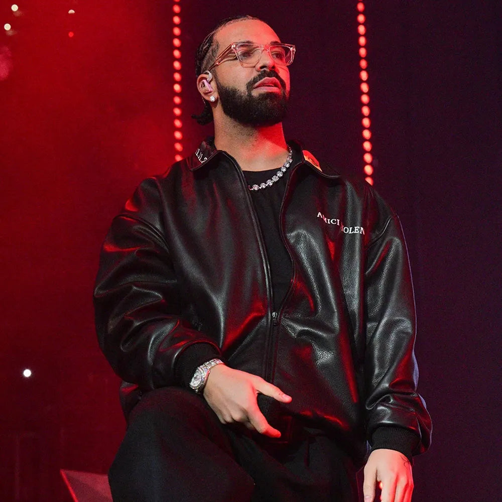 Drake Amici Violente Leather Jacket