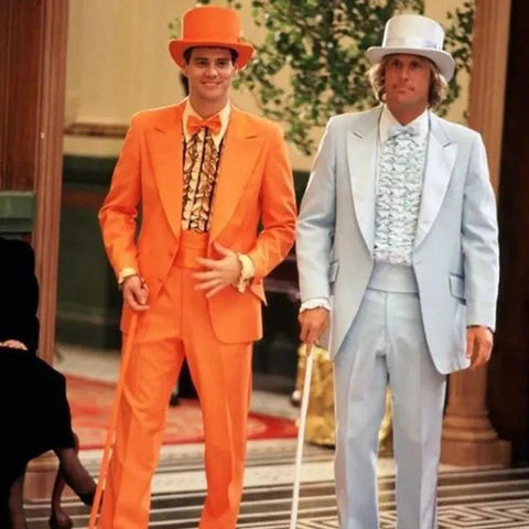 Orange Dumb and Dumber Suit  font full image 