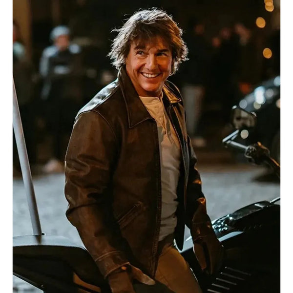 Tom Cruise Mission Impossible The Final Reckoning Leather Jacket