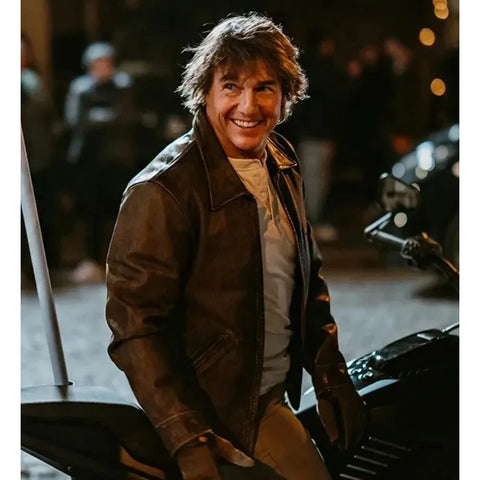 Tom Cruise Mission Impossible The Final Reckoning Leather Jacket