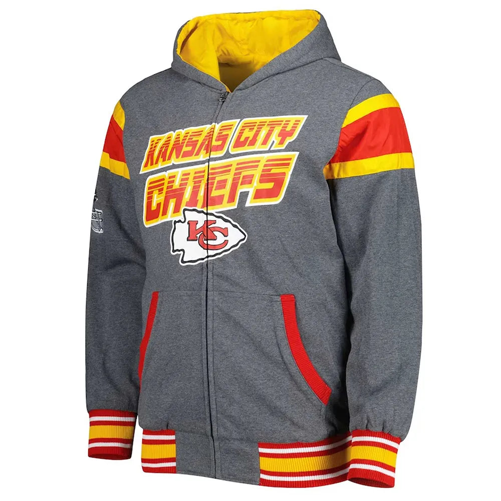 Gray Kansas City Chiefs Extreme Hoodie - JnJ Jackets