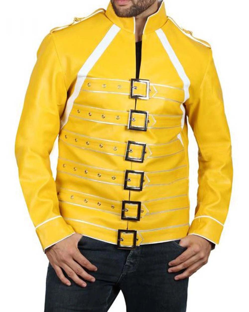 Freddie Mercury Queen Yellow Jacket - JnJ Jackets