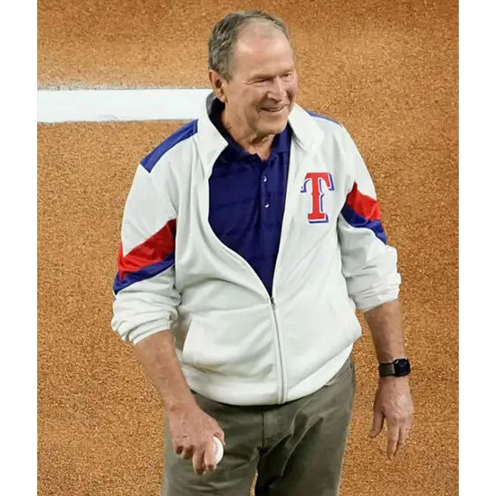 George Bush Texas Rangers Jacket - JnJ Jackets