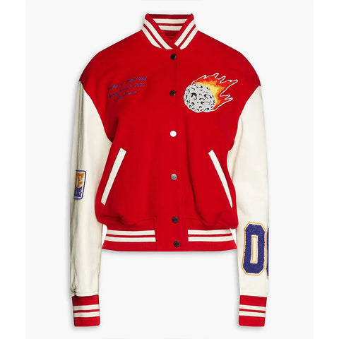 Gigi Hadid Meteor Shower Varsity Jacket - JnJ Jackets