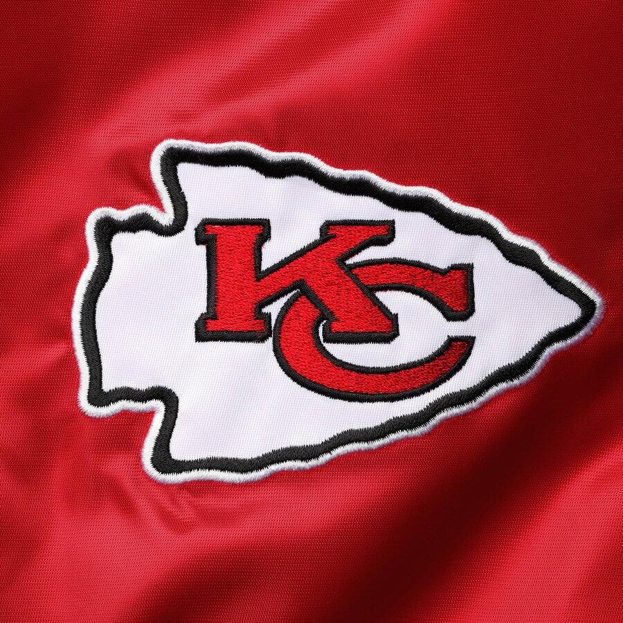 Kansas City Chiefs Starter Satin Full-Snap Red Bomber Jacket - JnJ Jackets