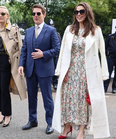 Hayley Atwell Mission Impossible Dead Reckoning White Coat - jnjjackets