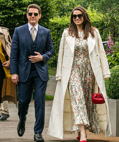 Hayley Atwell Mission Impossible Dead Reckoning White Coat - jnjjackets