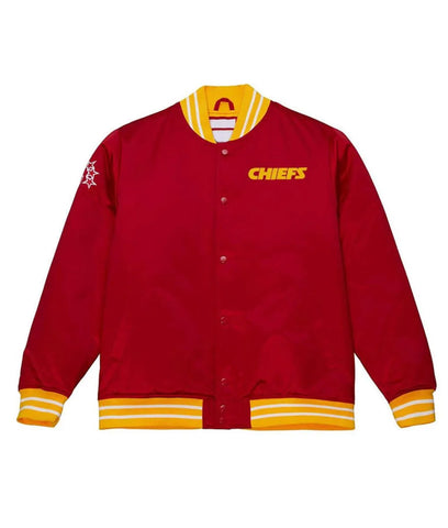 Kansas City Chiefs Heavyweight Red Satin Jacket - JnJ Jackets