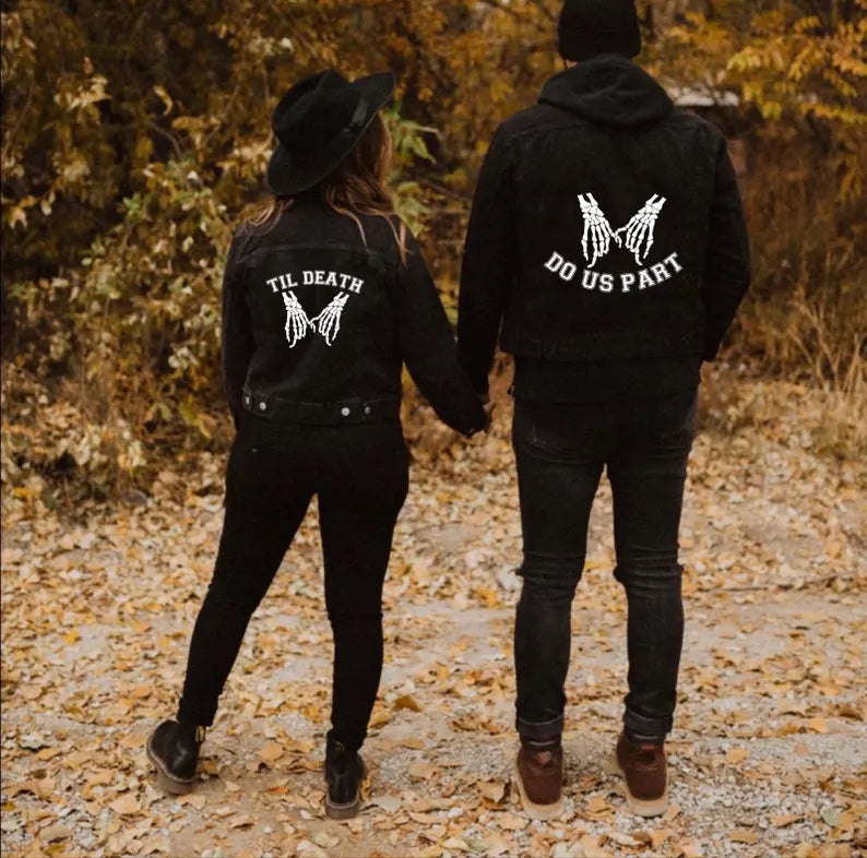 Couples Valentines day Matching jeans Jackets - JnJ Jackets