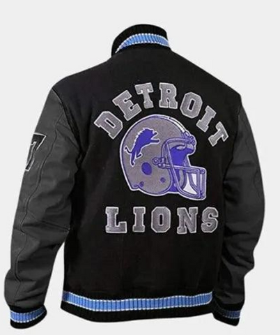 Axel Foley Detroit Lions Varsity Jacket