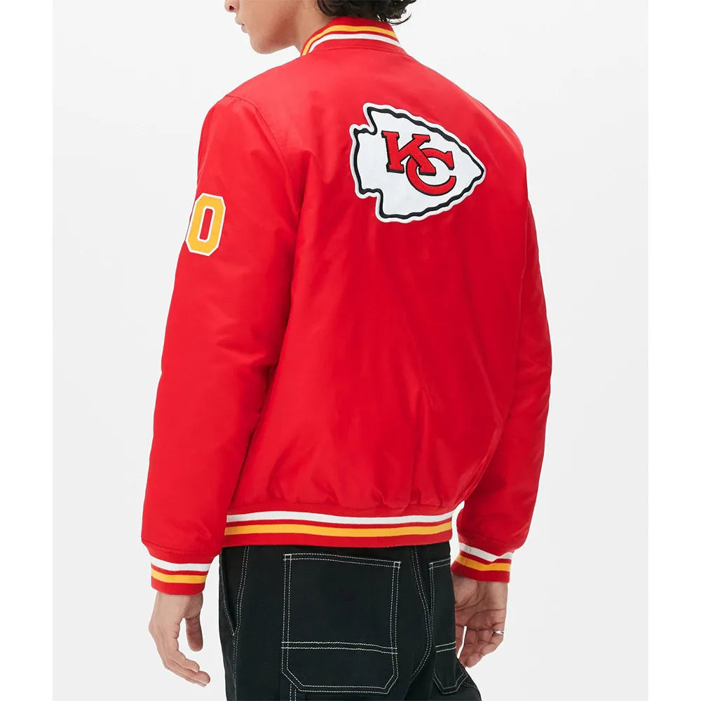 Kansas City Chiefs 60 Varsity Satin Jacket - JnJ Jackets