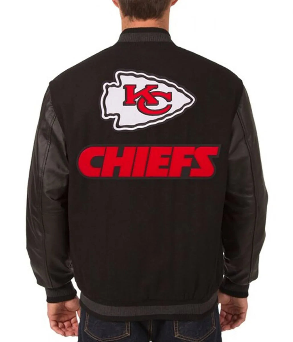 Varsity Kansas City Chiefs Black Jacket - JnJ Jackets