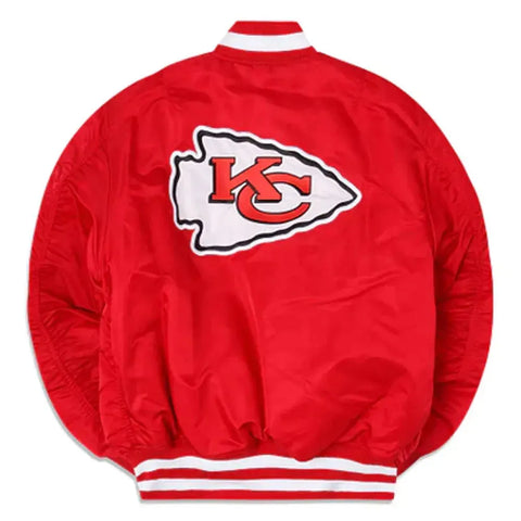 Kansas City Chiefs Red Bomber MA-1 Jacket - JnJ Jackets