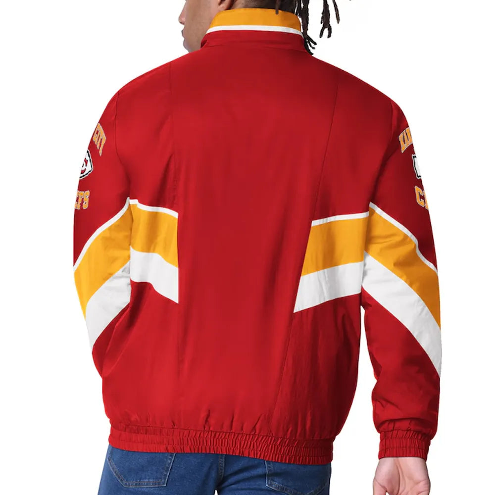 Kansas City Chiefs Captain Red Varsity Satin Jacket - JnJ Jackets