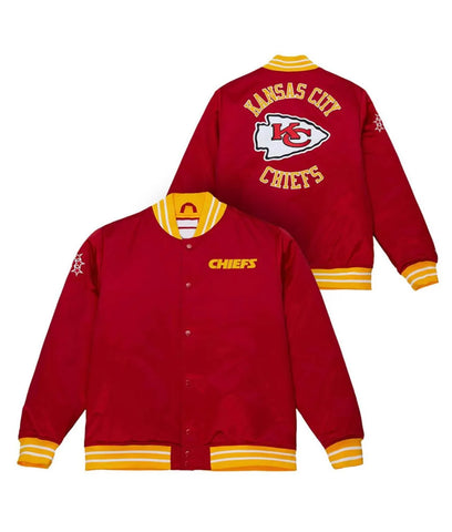 Kansas City Chiefs Heavyweight Red Satin Jacket - JnJ Jackets