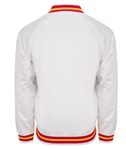 Kansas City Chiefs Heavyweight White Satin Jacket - JnJ Jackets