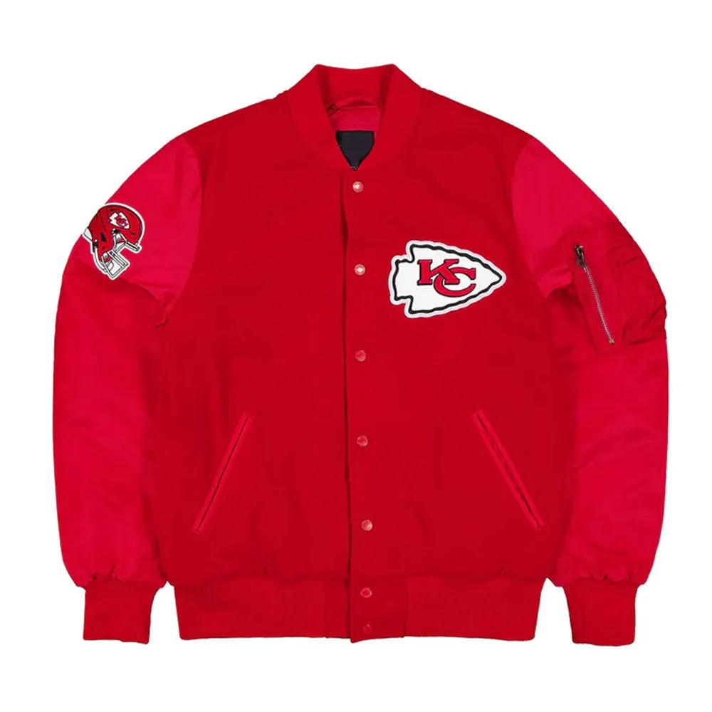 Kansas City Chiefs MA-1 Historic Varsity Jacket - JnJ Jackets