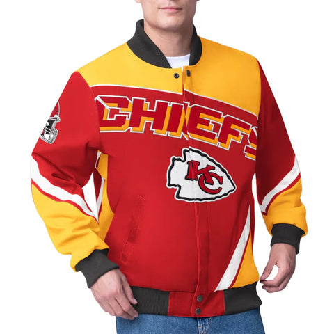 Kansas City Chiefs Maximum Racing Red Jacket - JnJ Jackets