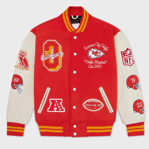 OVO Kansas City Chiefs Varsity Jacket - JnJ Jackets