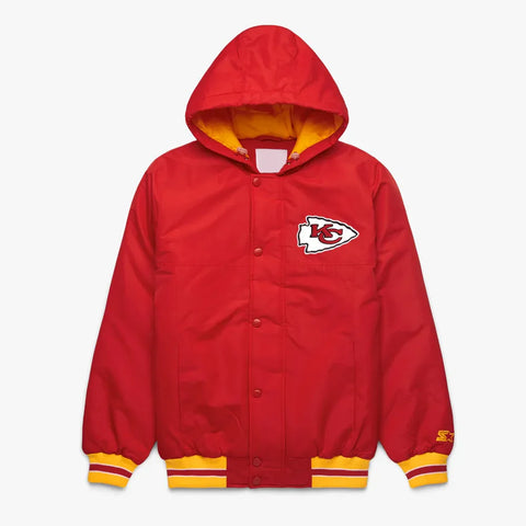 Kansas City Chiefs Red Hooded Jacket - JnJ Jackets