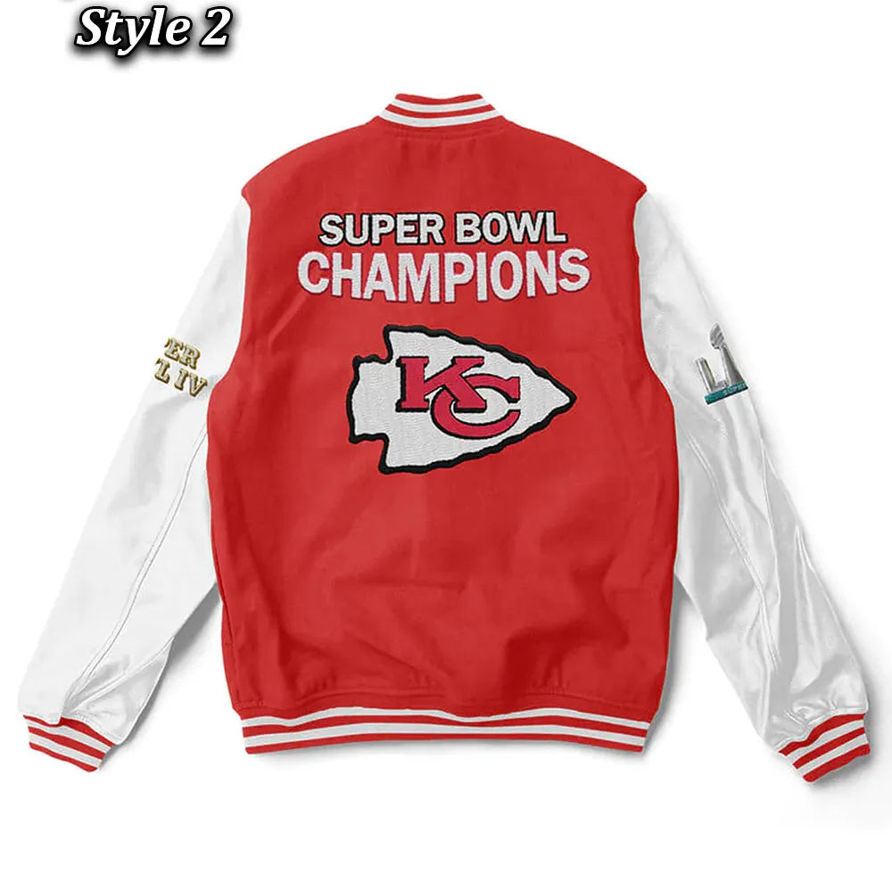 Kansas City Chiefs Super Bowl Champions Red/White Jacket