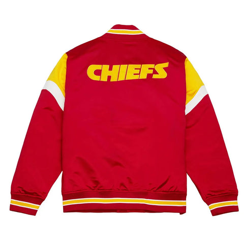 Kansas City Chiefs Red lightweight Satin Jacket - JnJ Jackets