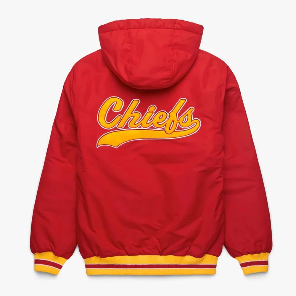 Kansas City Chiefs Red Hooded Jacket - JnJ Jackets